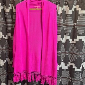 Lilly Pulitzer Tatum Cardigan Hot pink
